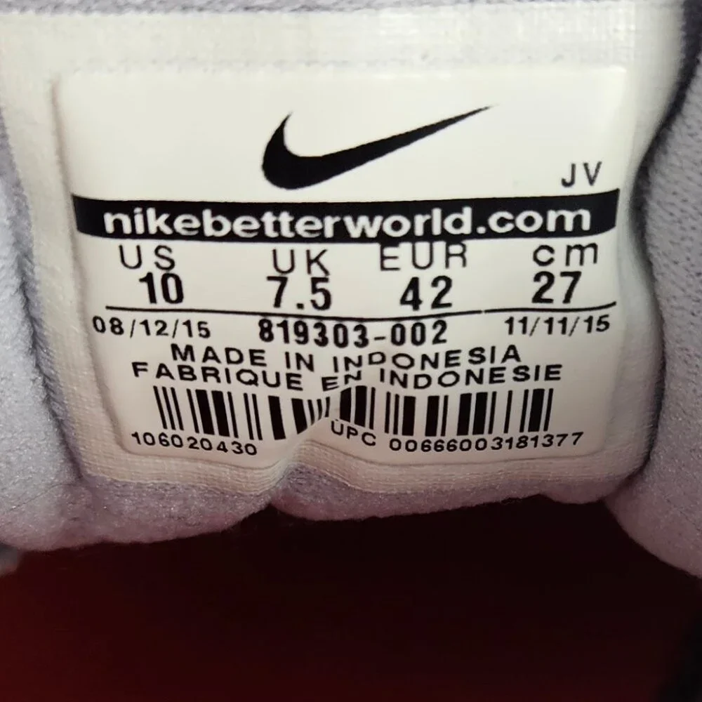 Nike Womens Revolution 3 Gray Running Shoes Size 10 - Picture 6 of 7
